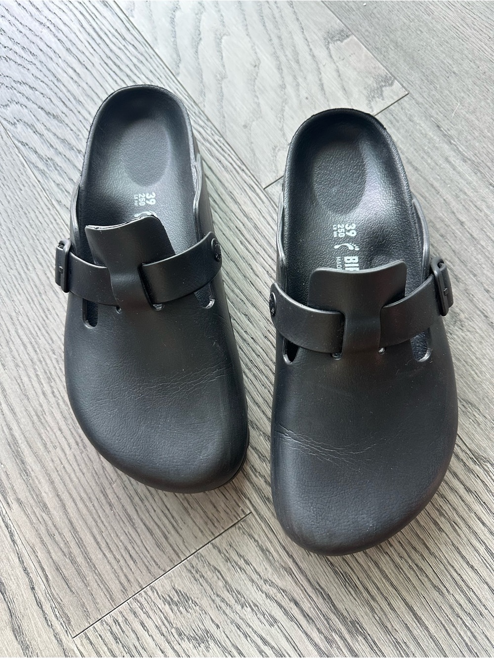 Birkenstock Boston EVA Black Slip-On Clog Sandals
